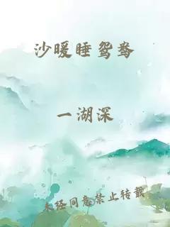 沙暖睡鴛鴦