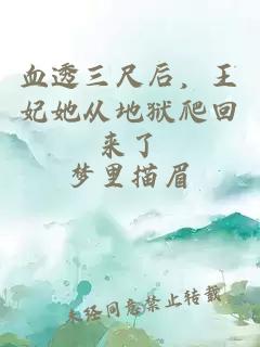 血透三尺后，王妃她從地獄爬回來了