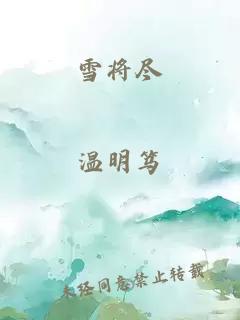 雪將盡